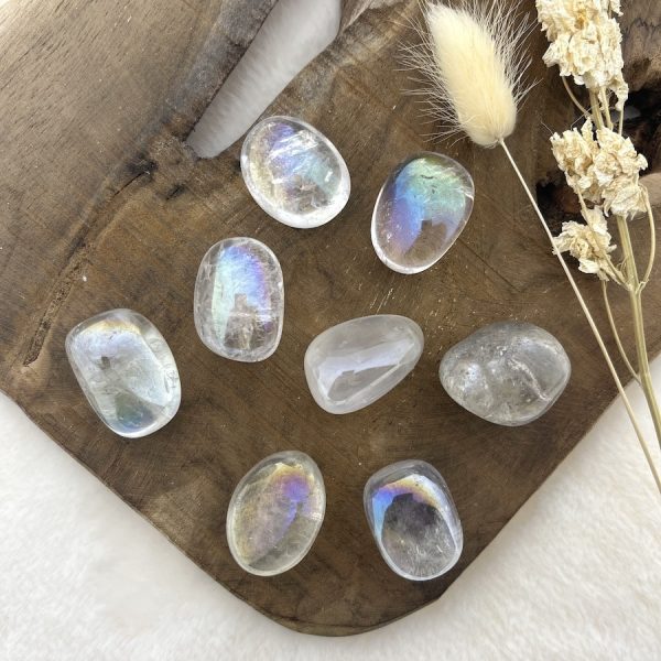 Angel Aura – Een krachtige nieuwetijdssteen vol licht, rust en inzicht 2 a 3 cm - Afbeelding 2