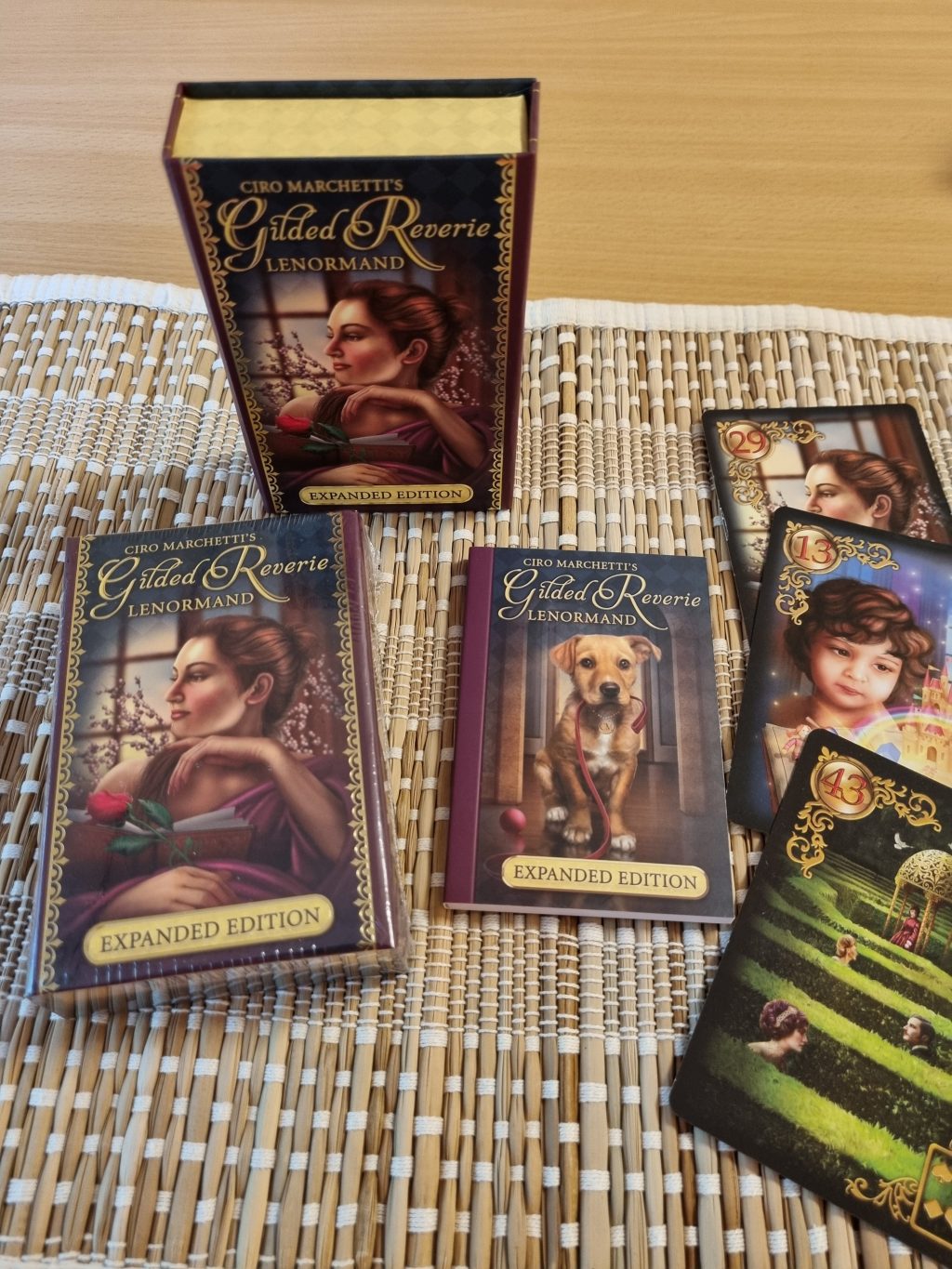 Gilded Reverie Lenormand Expanded Edition – Luxe 47-kaarten deck van Ciro Marchetti - Afbeelding 2