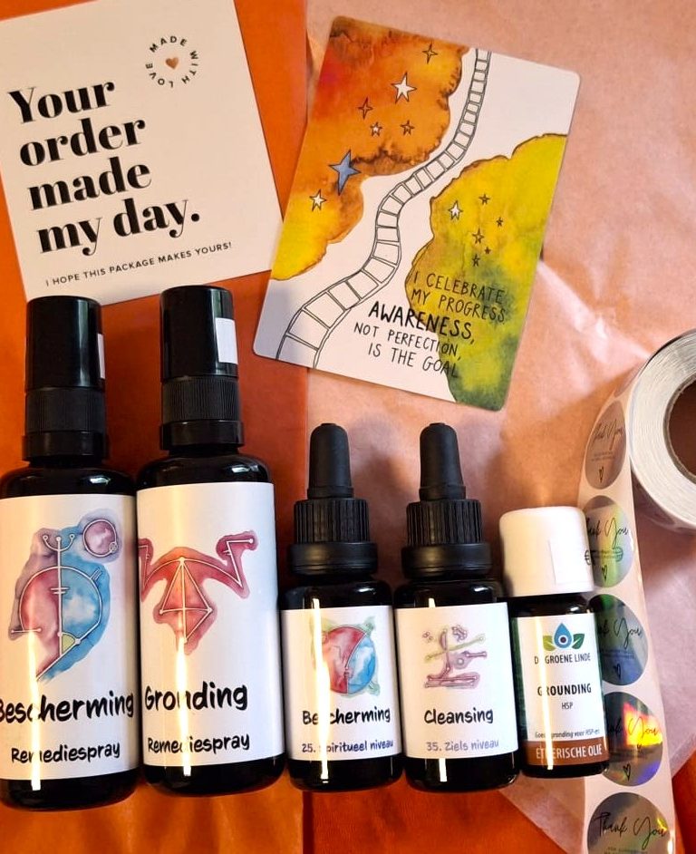 Gronding & Bescherming pakket | Energetische remedies voor balans & rust