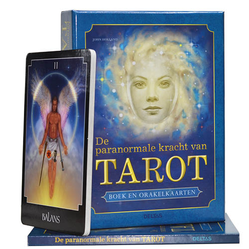 Paranormale Kracht van Tarot – Boek & 65 Orakelkaarten van John Holland