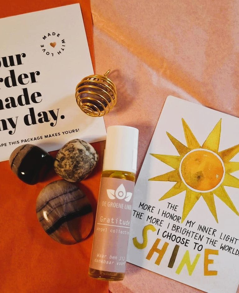 Gratitude & Edelstenen Pakket | Liefdevolle ondersteuning & cadeautip